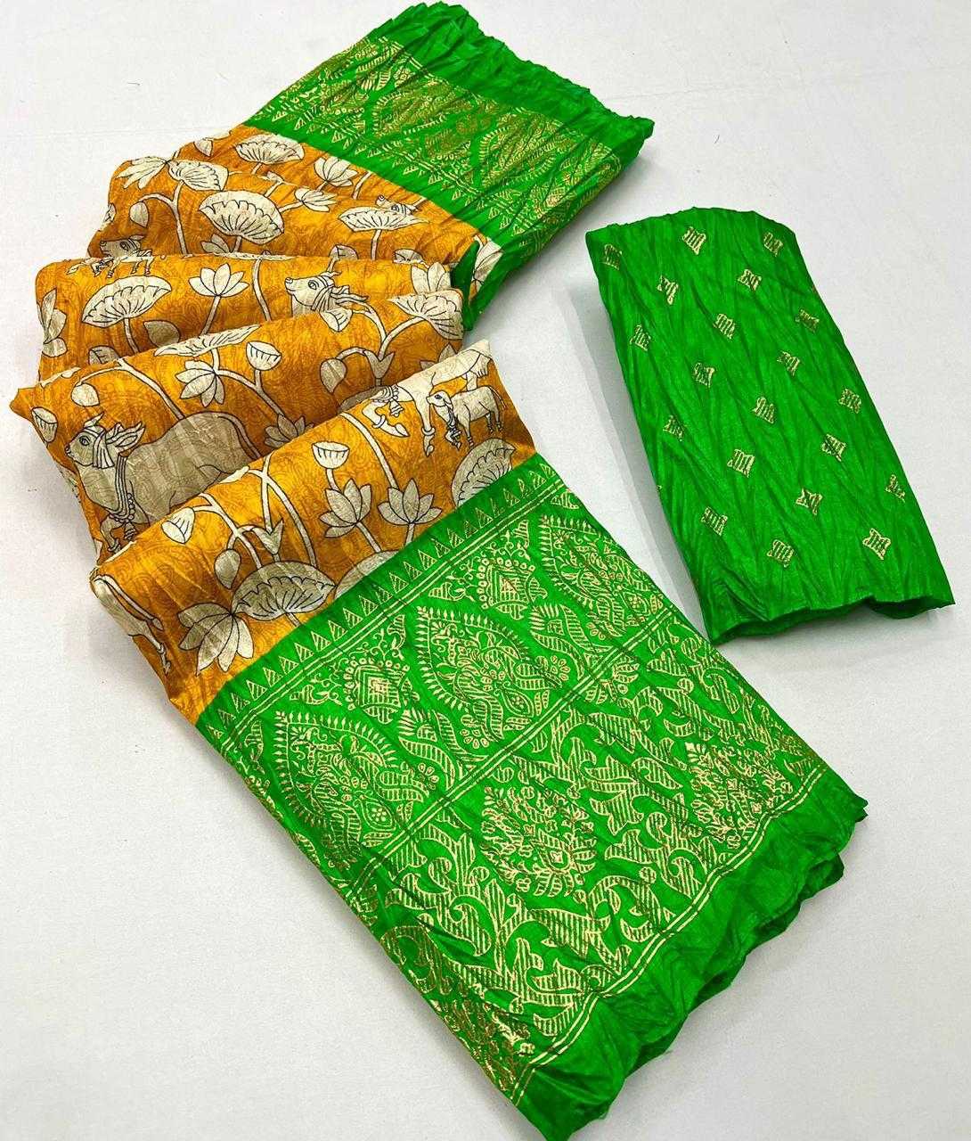 YNF SOFT CURSH JHT PATOLA PALLU SAREES WHOLESALE SOFT SILK POCHAMPALLY PATOLA SAREES MANUFACTURER